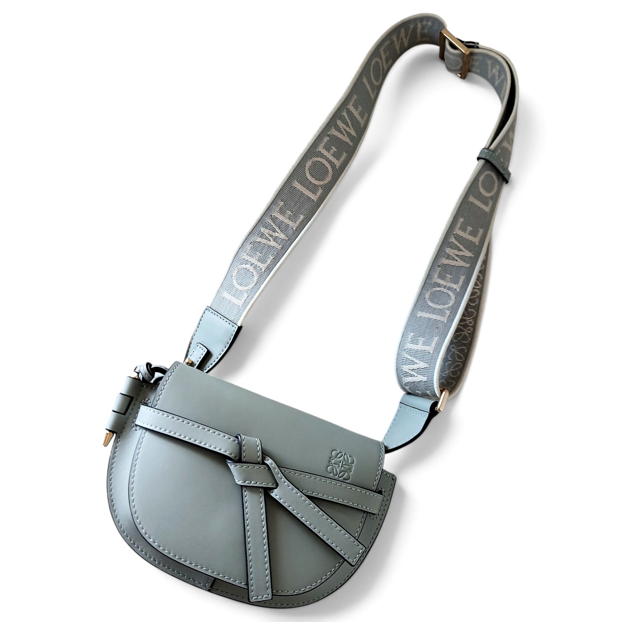 Gate leather crossbody bag