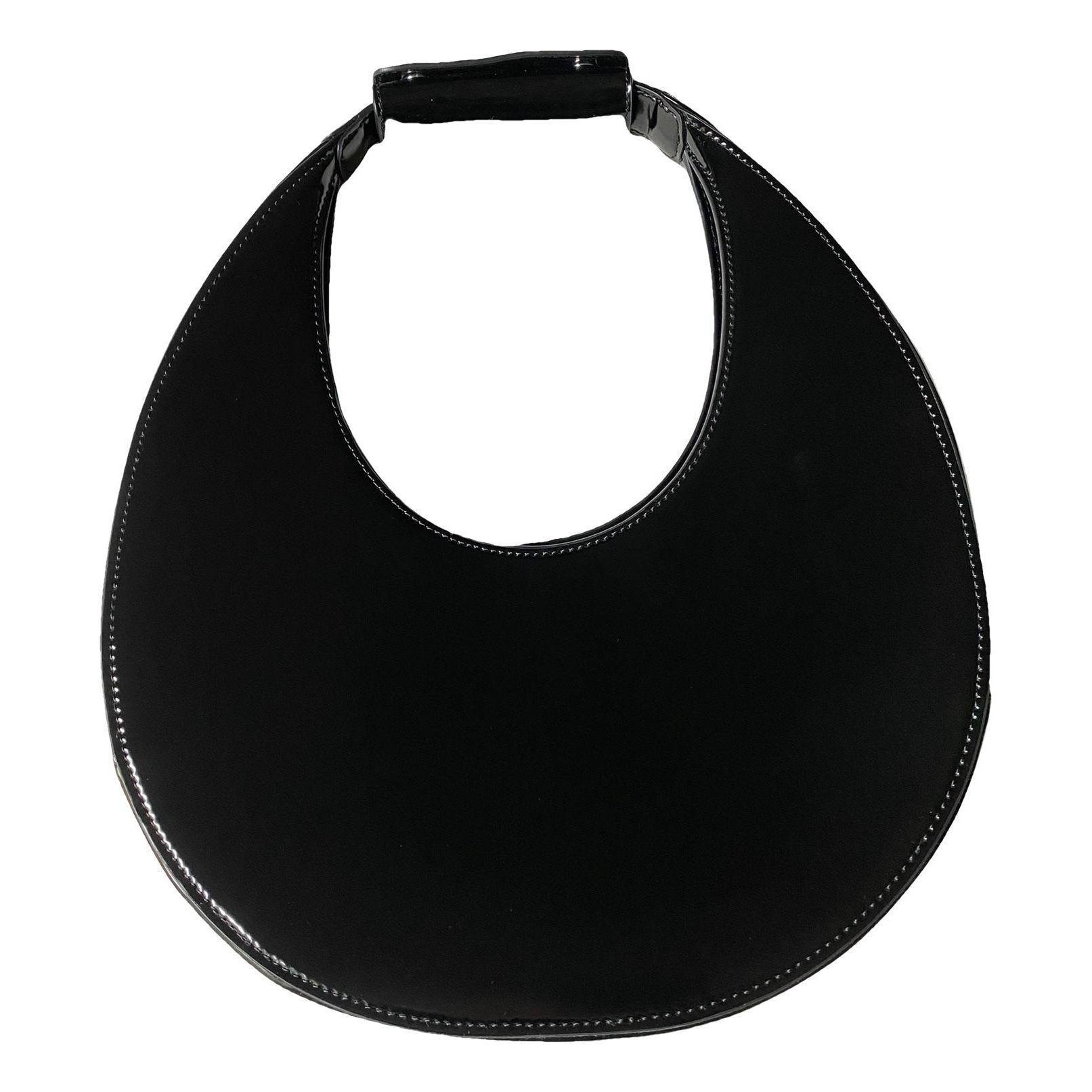 Leather clutch bag