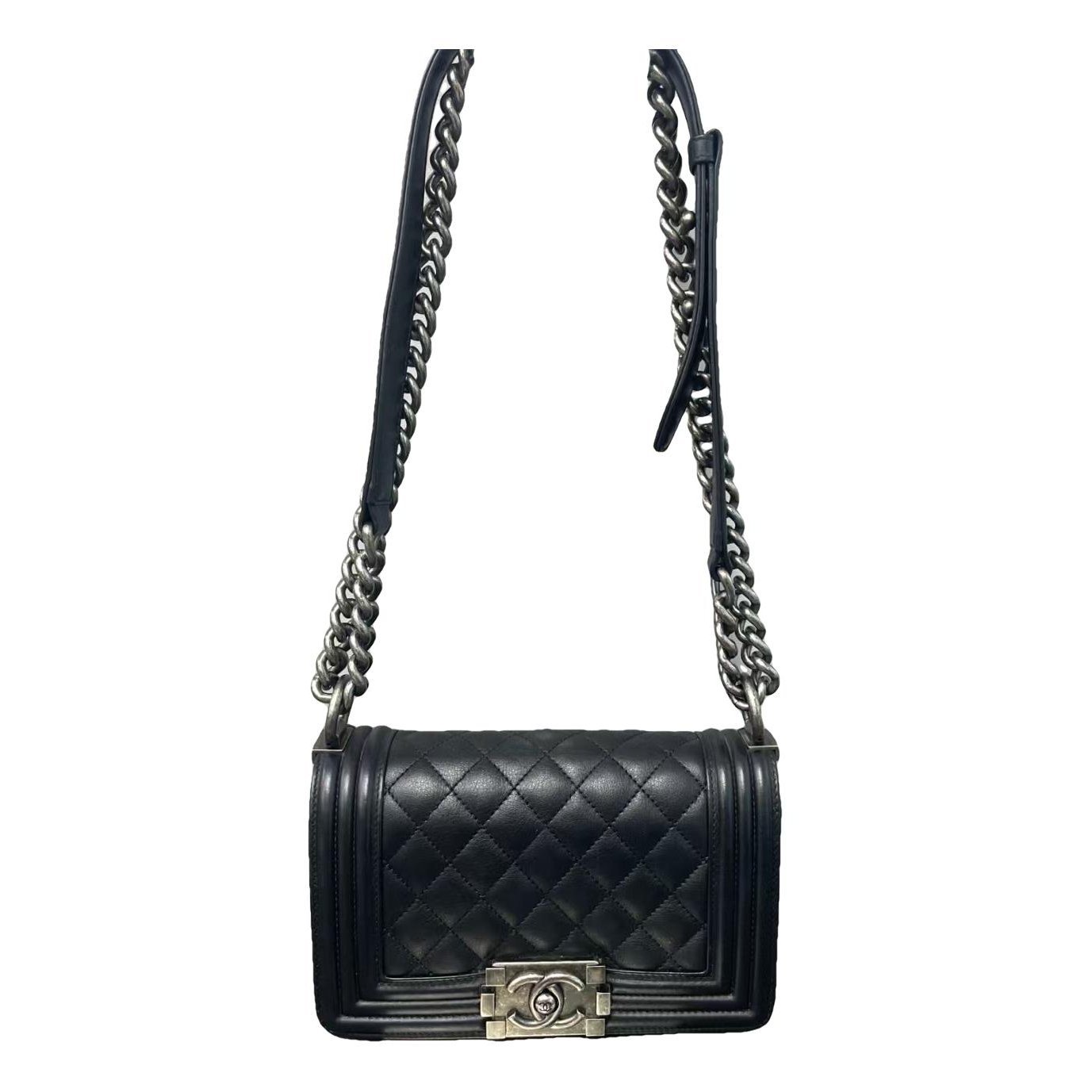 Boy leather crossbody bag
