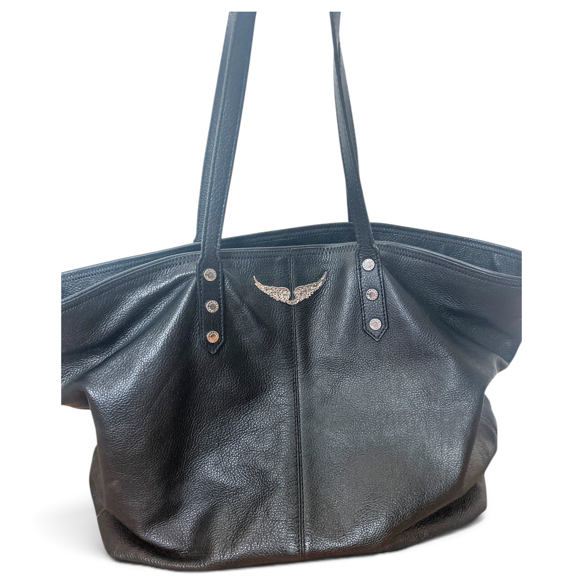 Leather tote