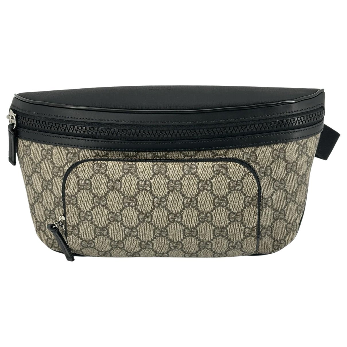 Leather travel bag