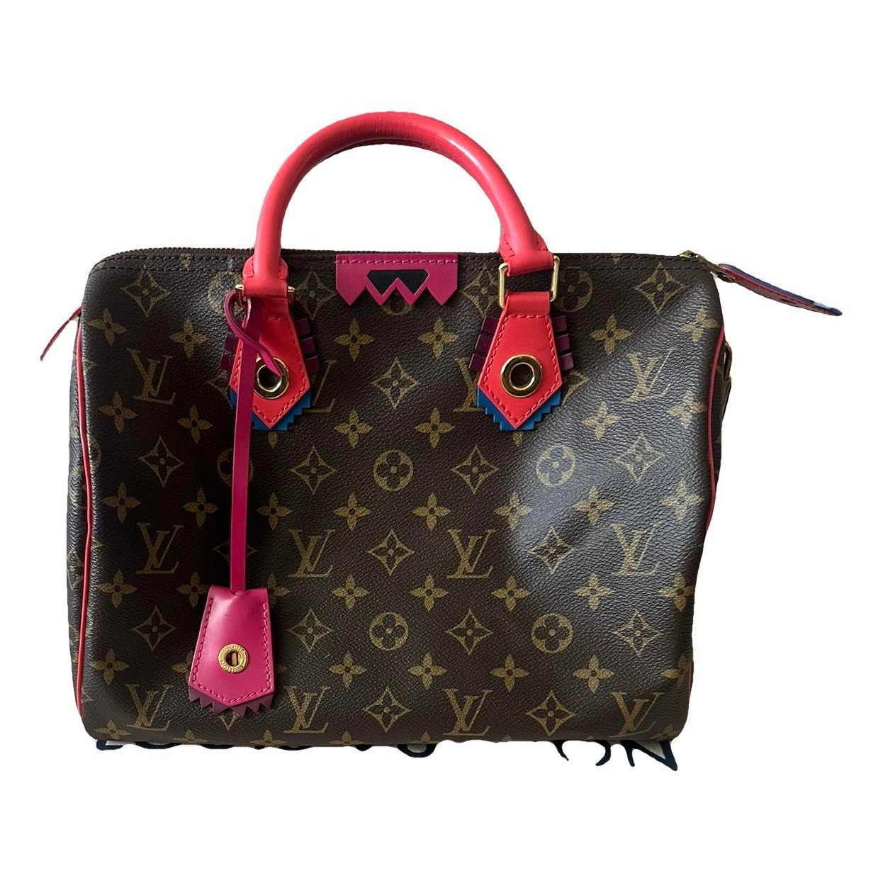 Speedy leather handbag
