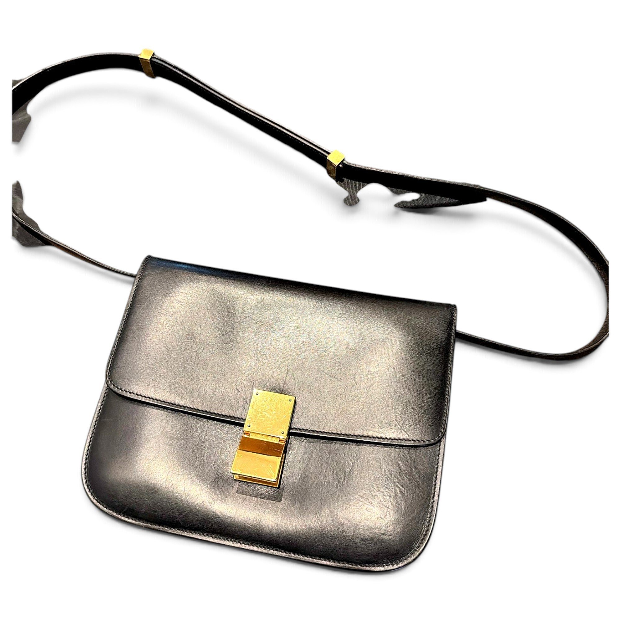 Classic leather handbag