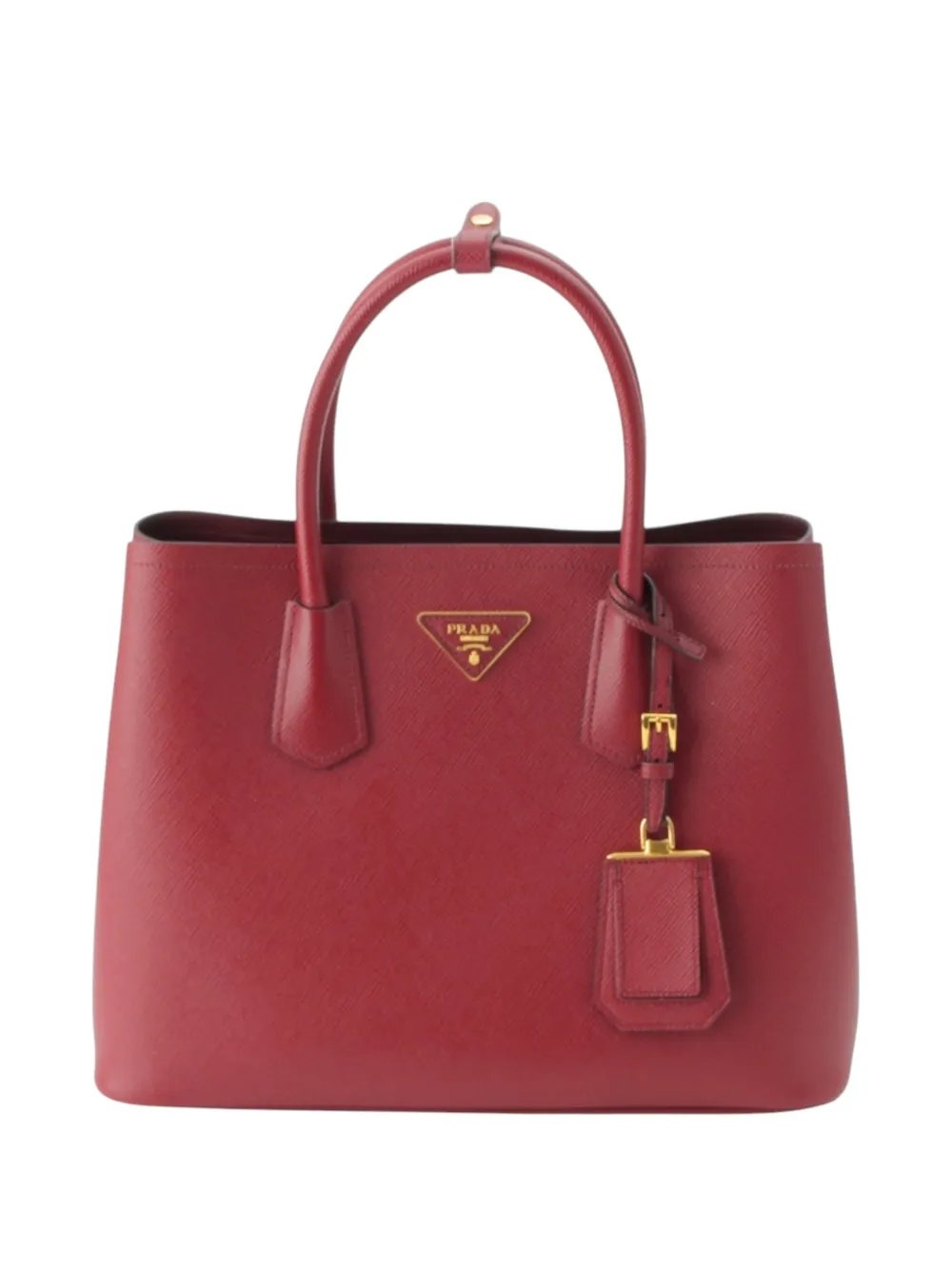 2010-2026 Medium Saffiano Cuir Double satchel