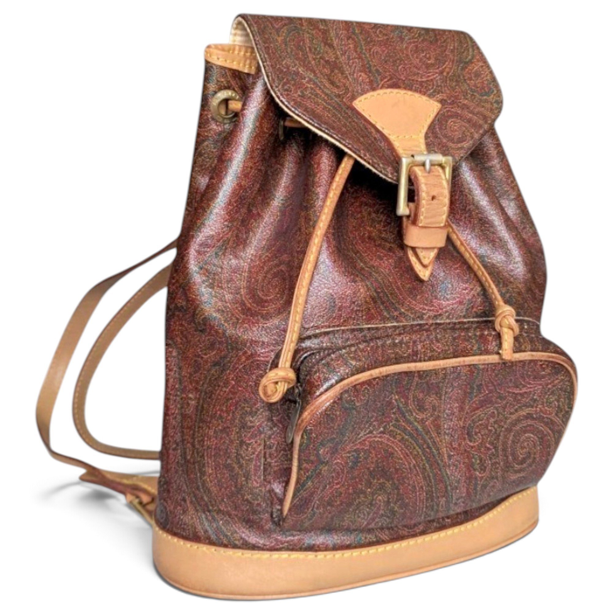 Leather backpack