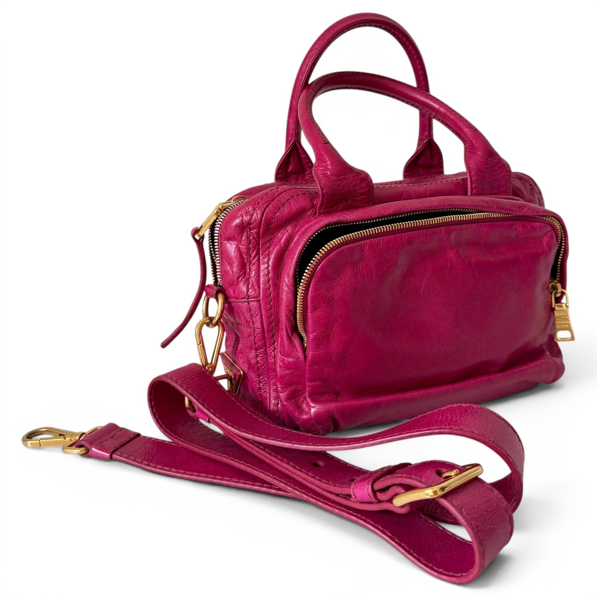 Leather handbag