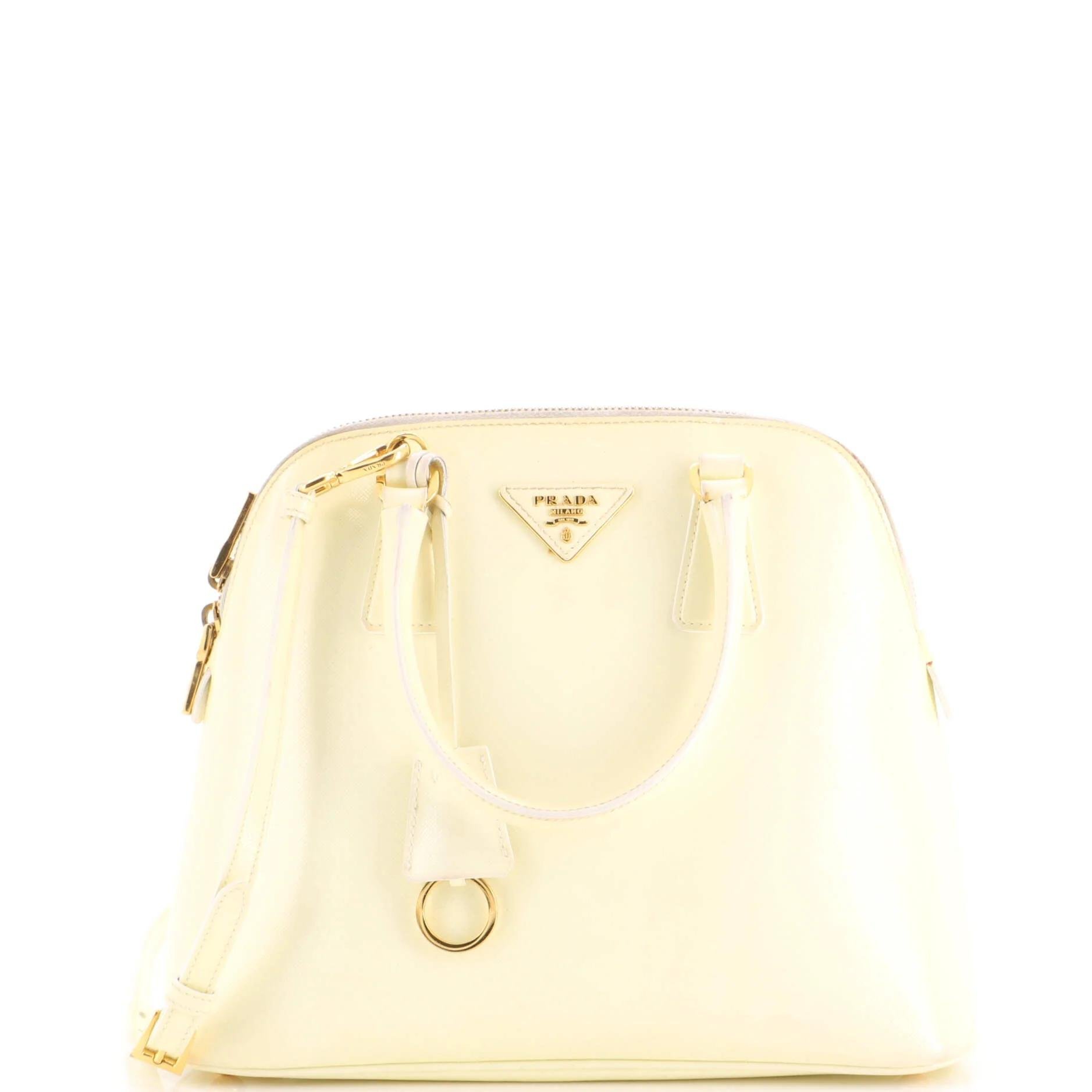 Patent leather handbag