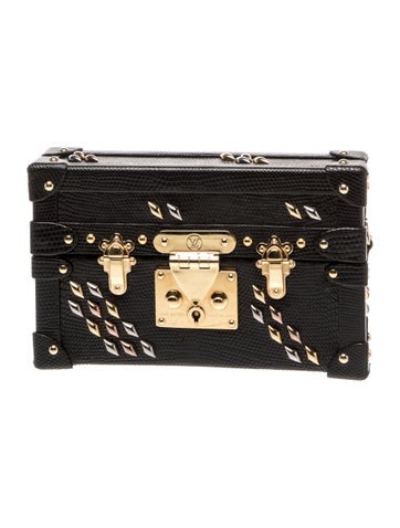 Louis Vuitton Embossed Leather Petite Malle