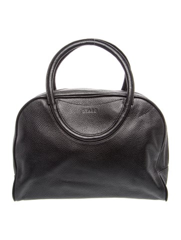 Leather Top Handle Bag