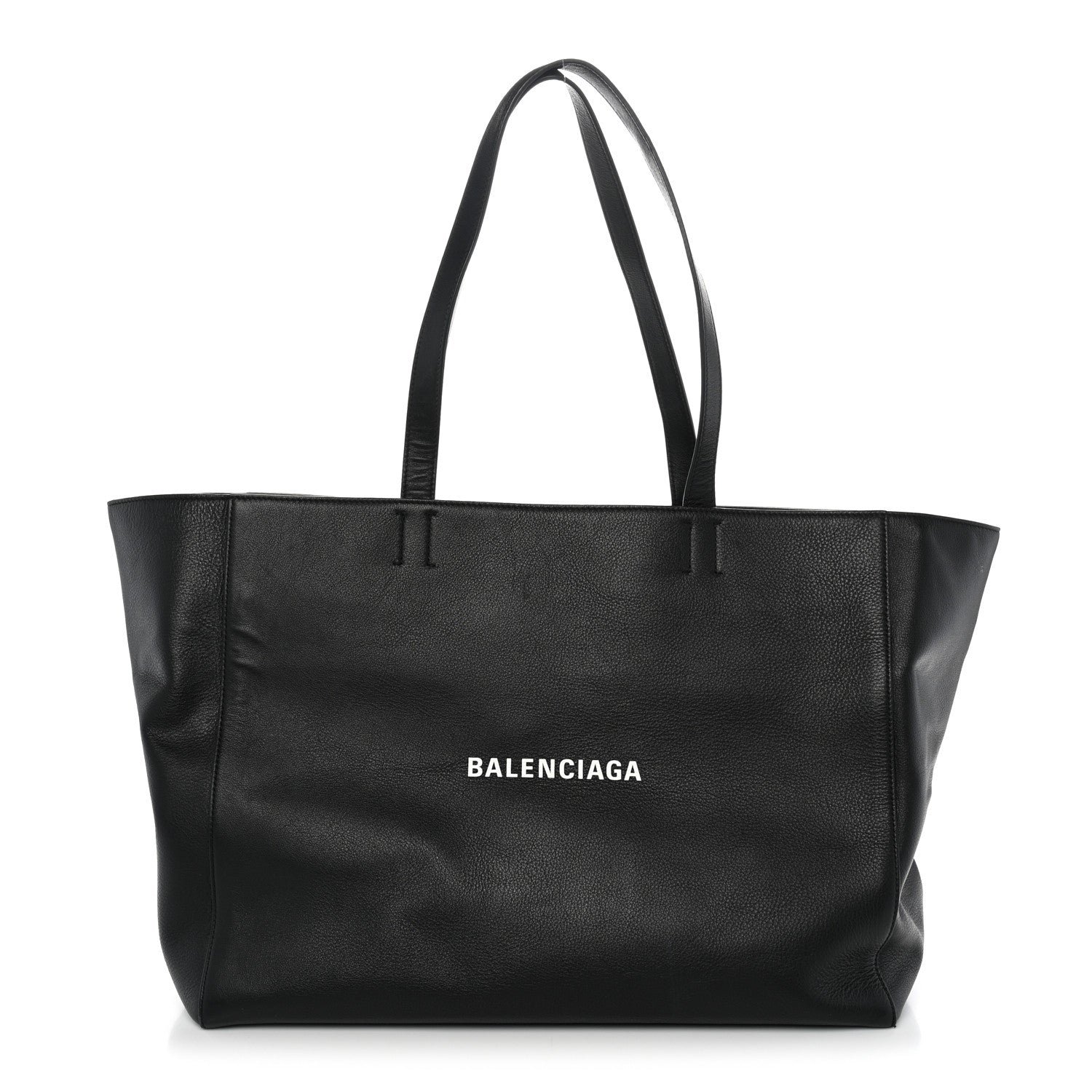 Balenciaga Smooth Calfskin Everyday East West Tote Bag Black