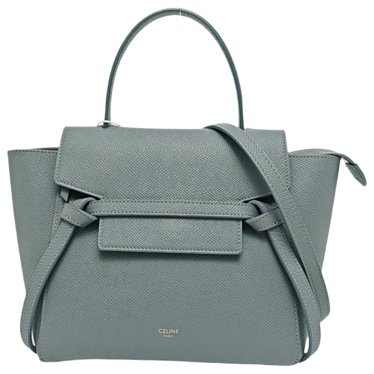Belt leather handbag