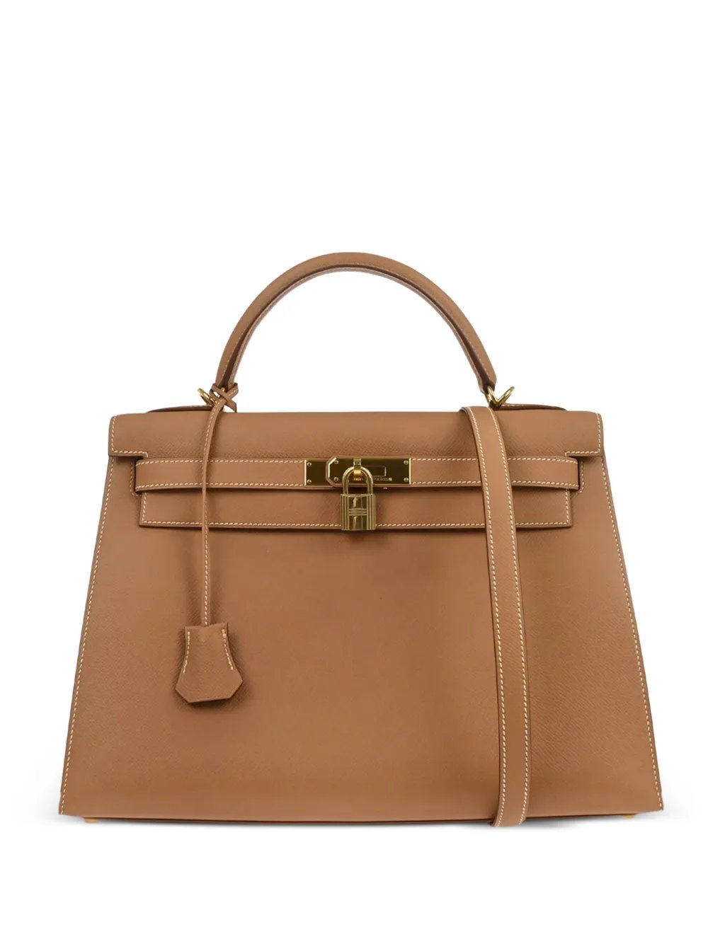 2000 32 Kelly Sellier two-way leather handbag