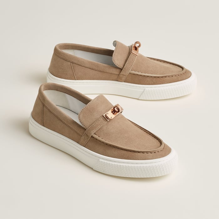 Beige Sable Game Slip-on Sneaker