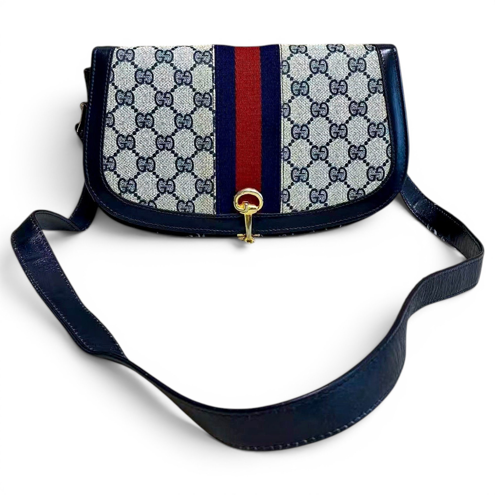 Ophidia leather crossbody bag