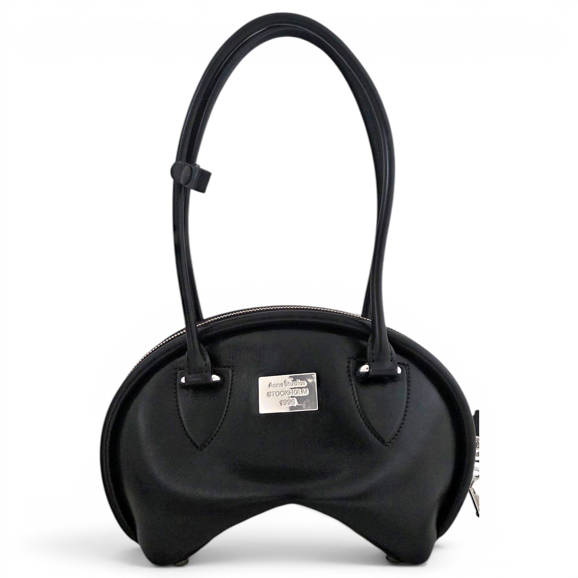 Leather bowling bag