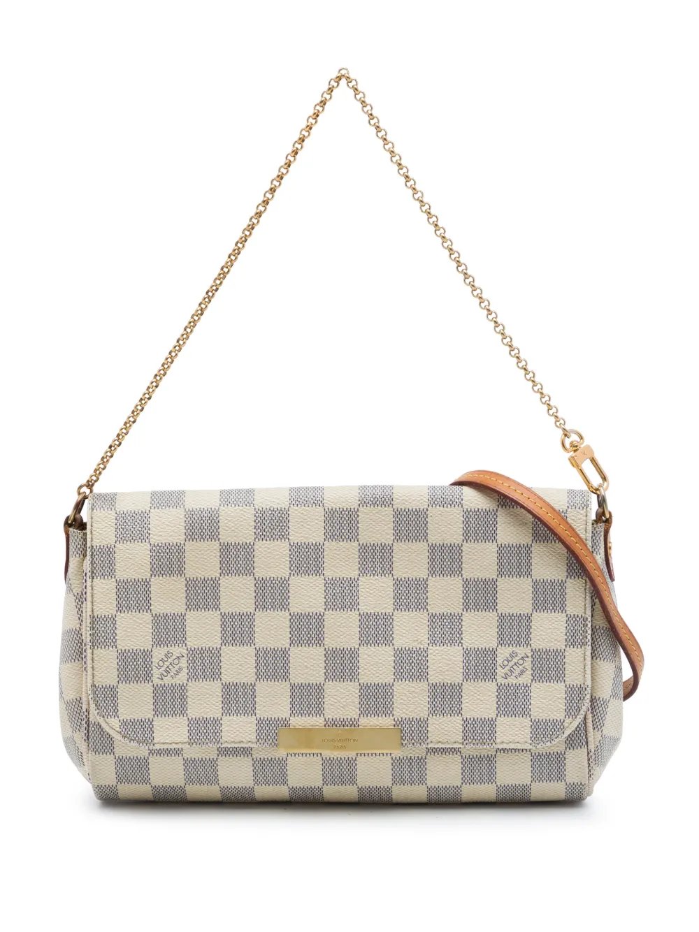 2014 Damier Azur Favorite MM satchel