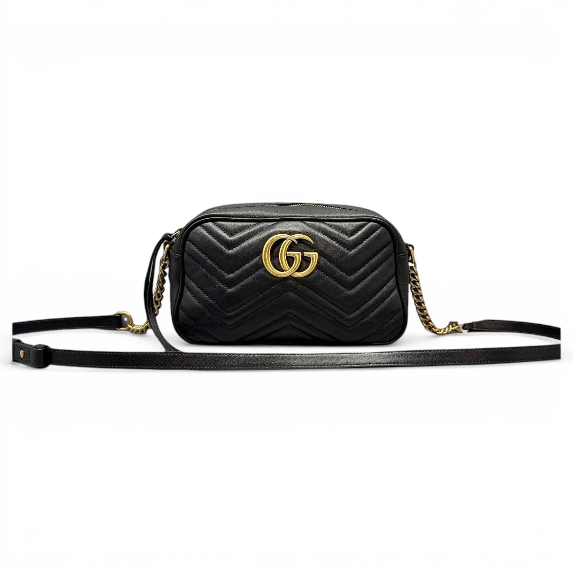 GG Marmont Flap leather handbag
