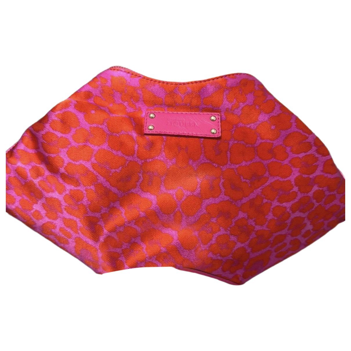 Alexander McQueen Manta leather clutch bag