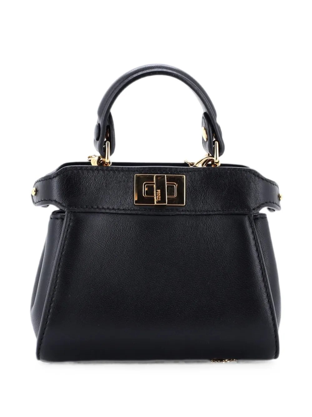 Peekaboo Bag Leather Nano crossbody bag