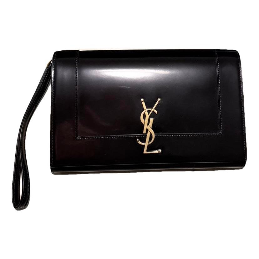 Saint Laurent Cassandre patent leather clutch bag