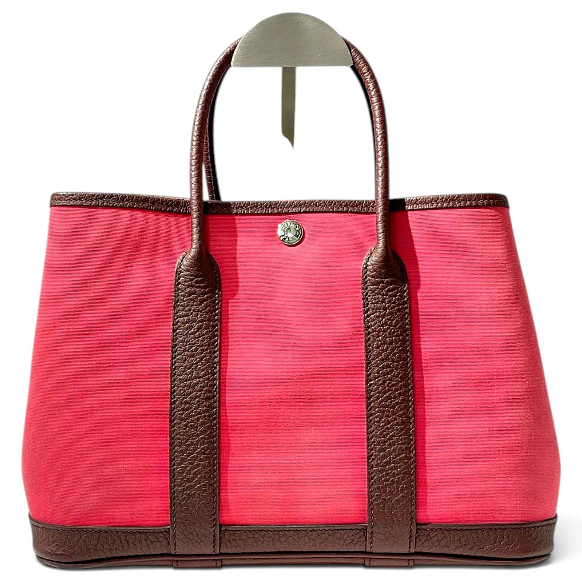 Garden Party leather handbag