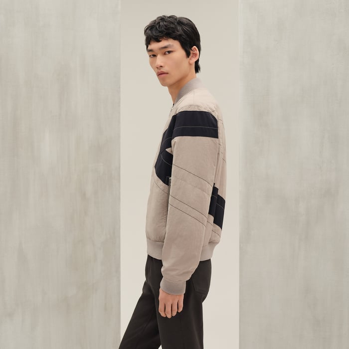 Galet "Casaque" Reversible Rib-trim Jacket