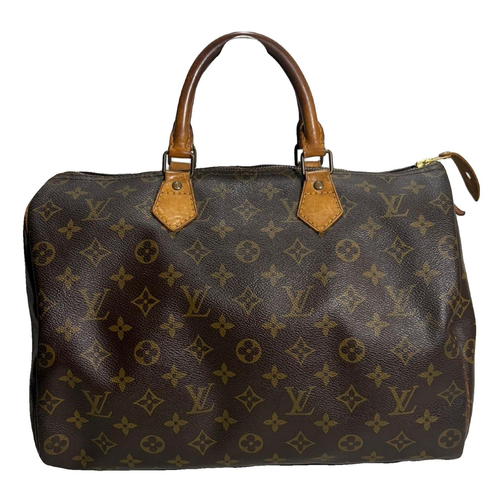 Speedy leather handbag