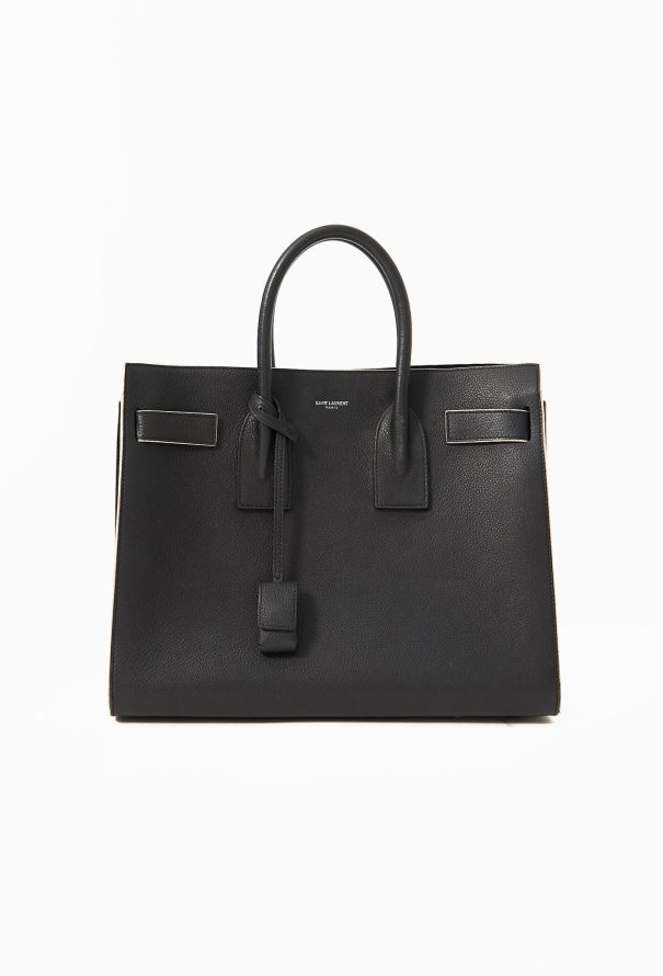 Saint Laurent Black Small Sac de Jour