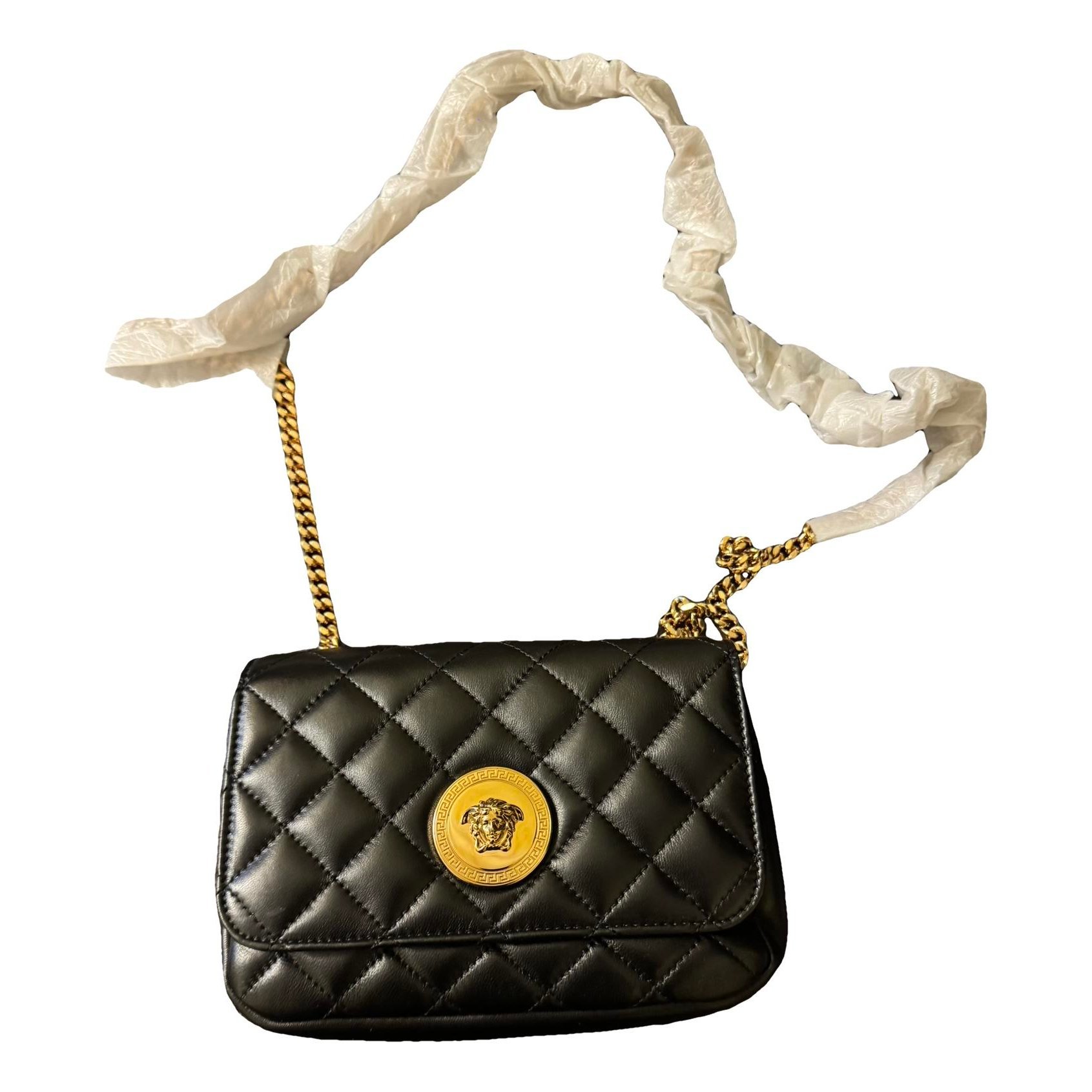 Versace La Medusa leather clutch bag