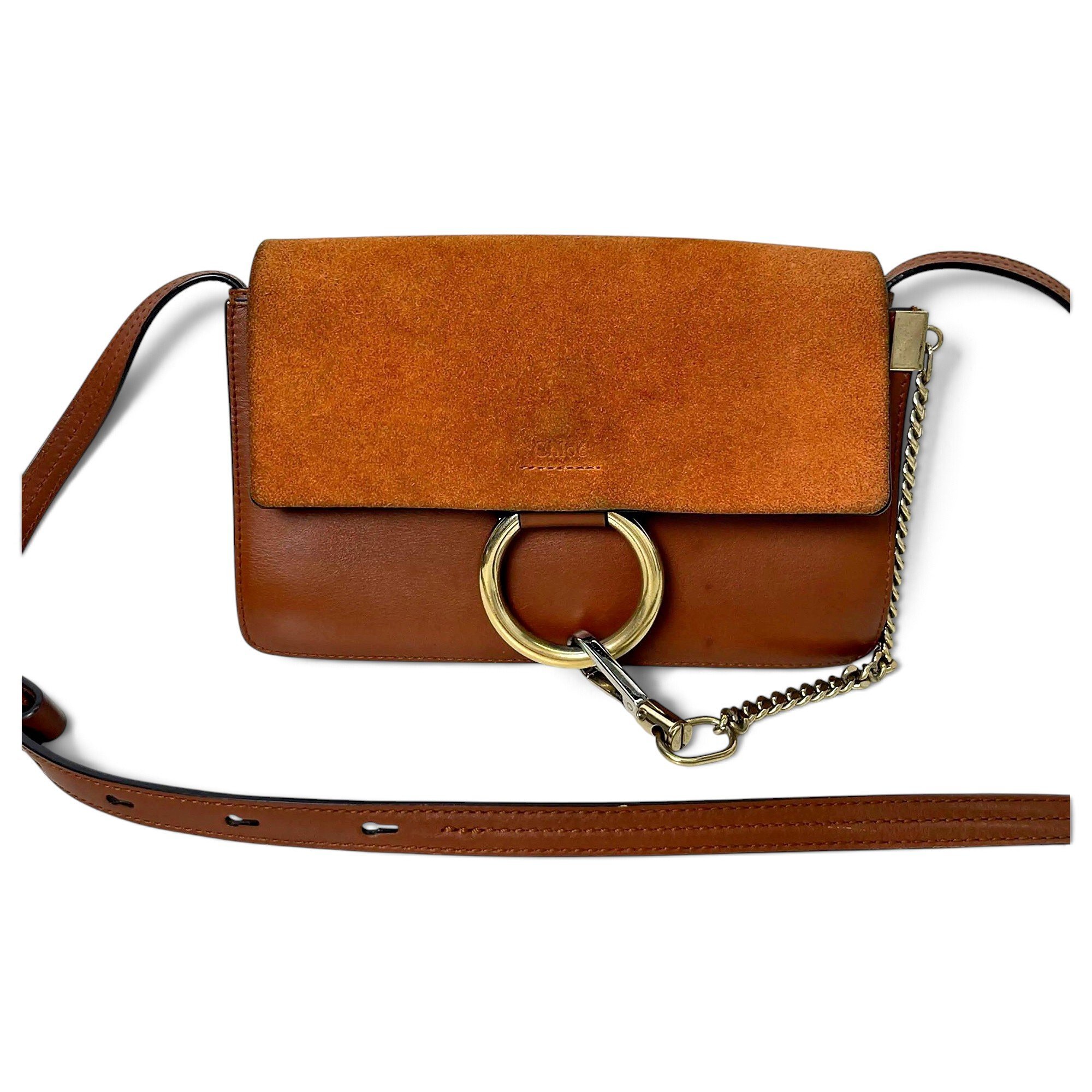 Faye leather crossbody bag