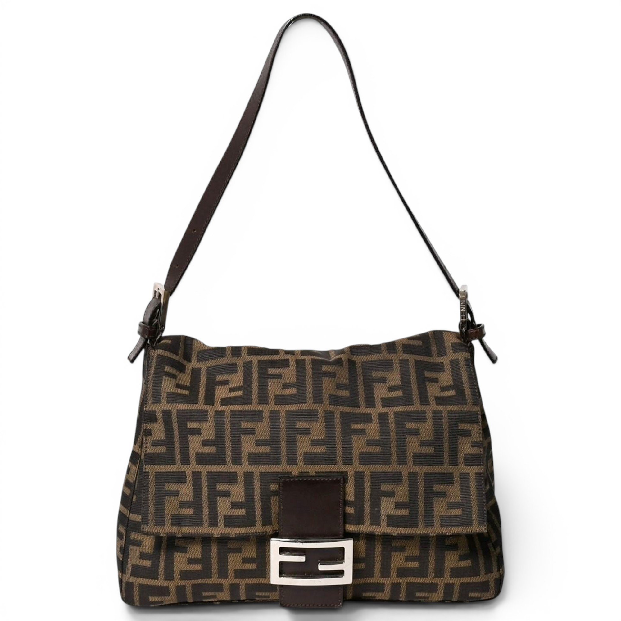 Baguette leather handbag