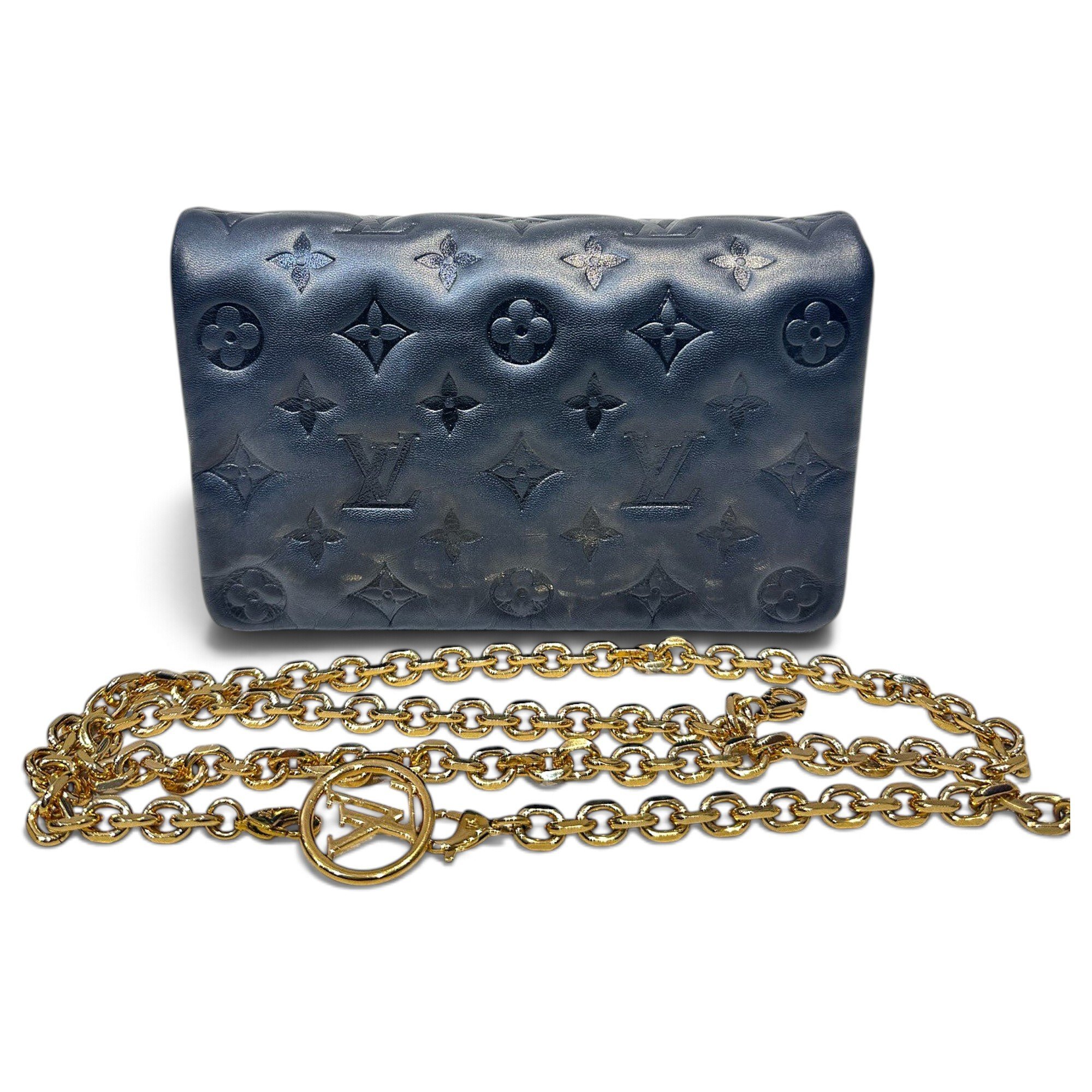 Coussin Flap leather handbag