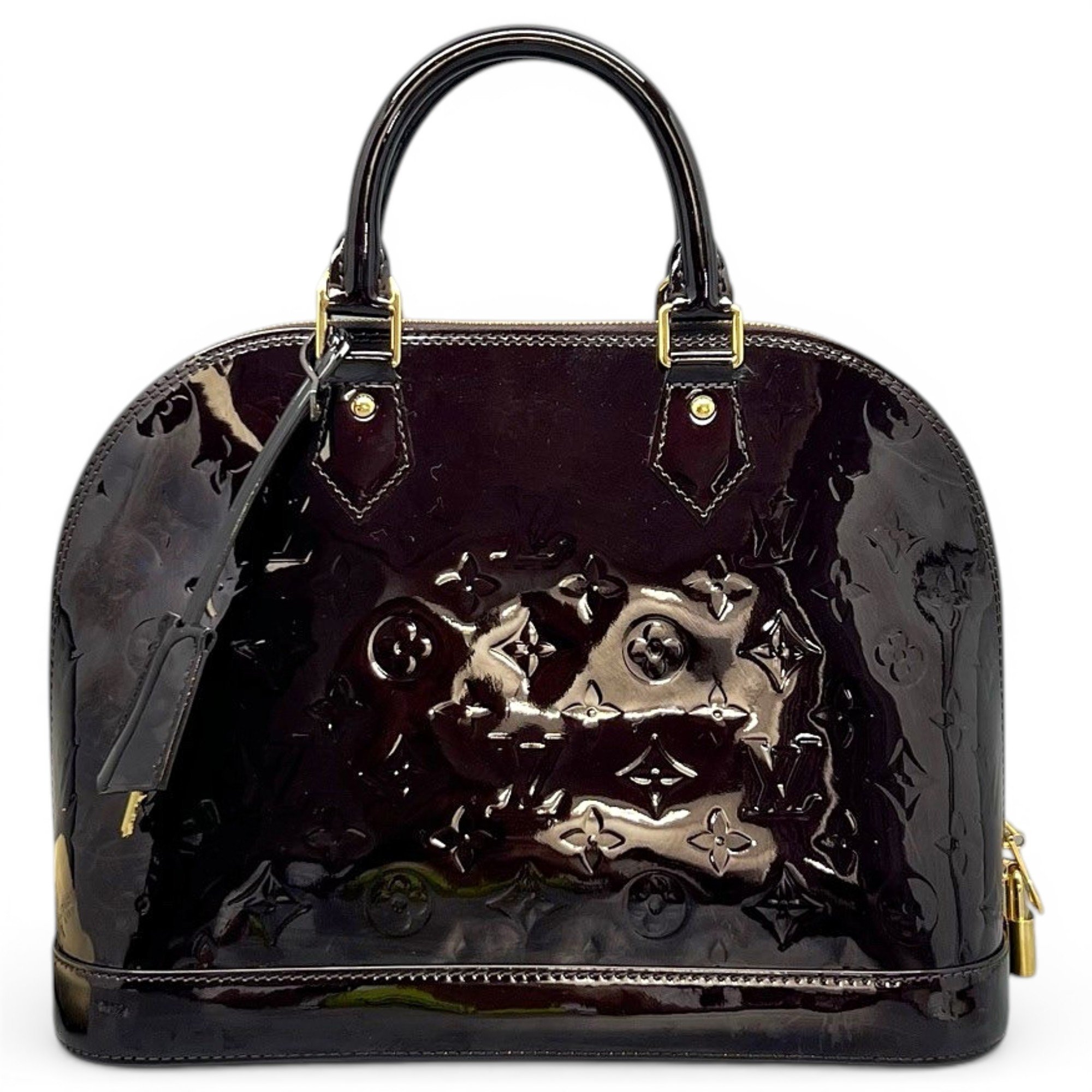 Alma patent leather handbag