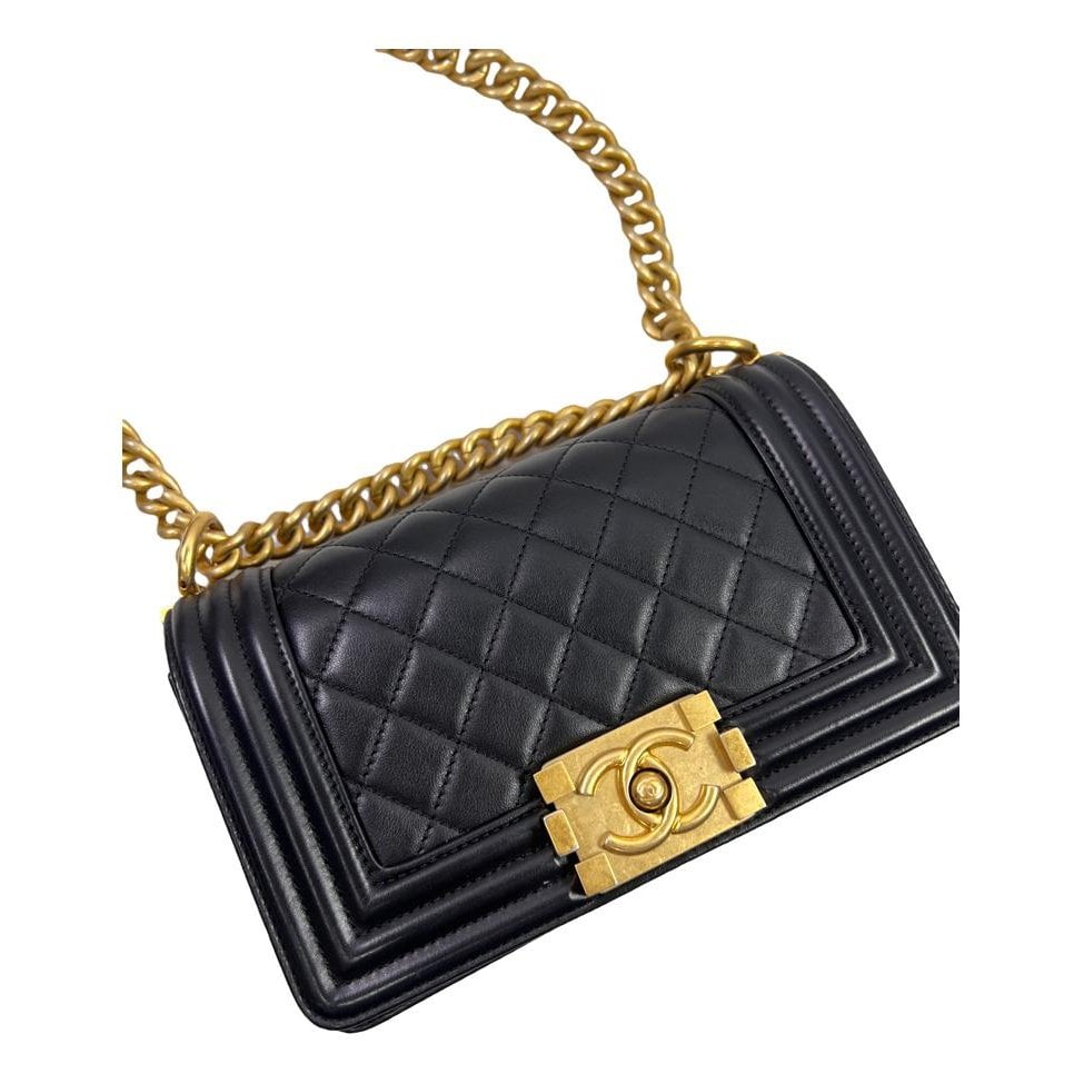 Boy leather crossbody bag