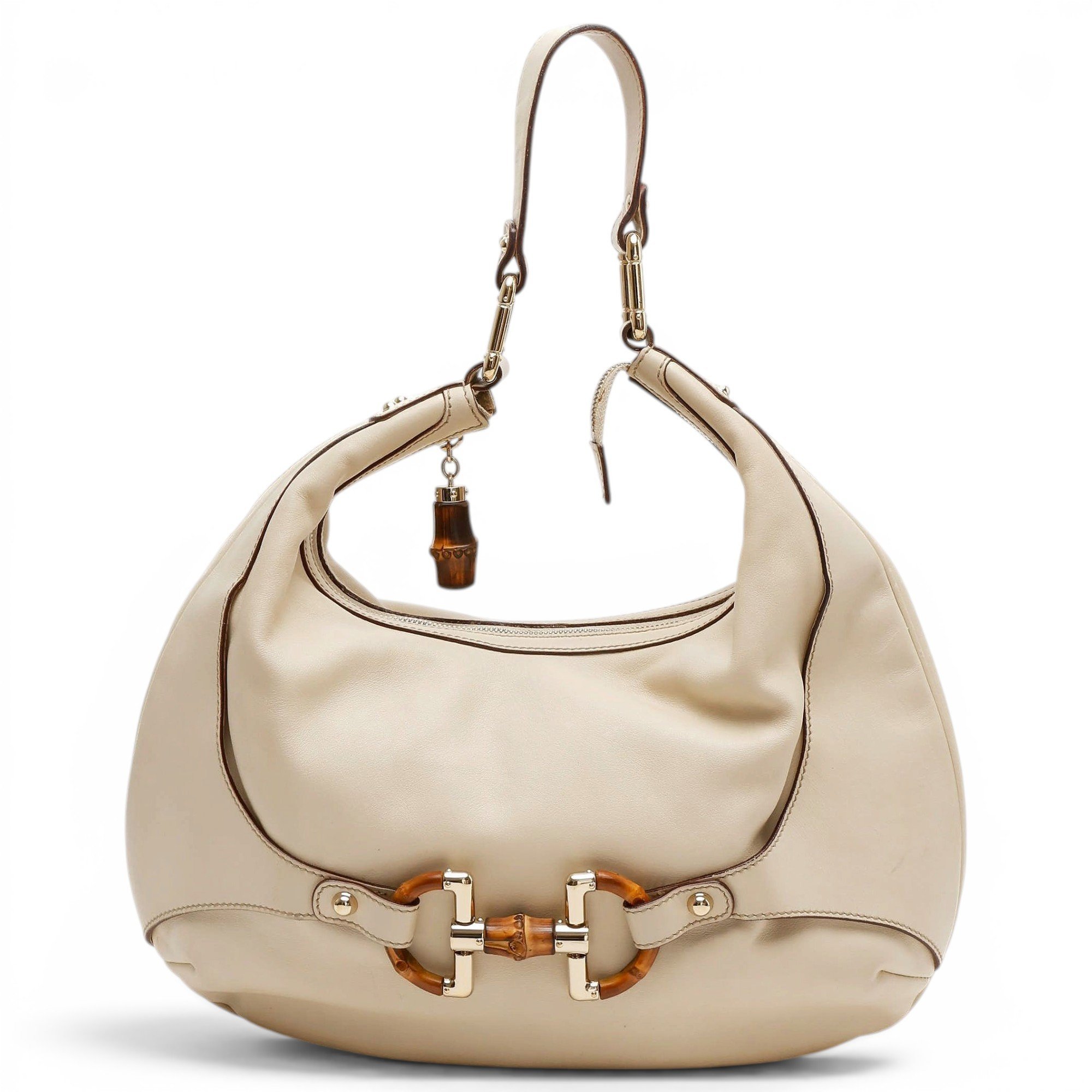 Bamboo leather handbag
