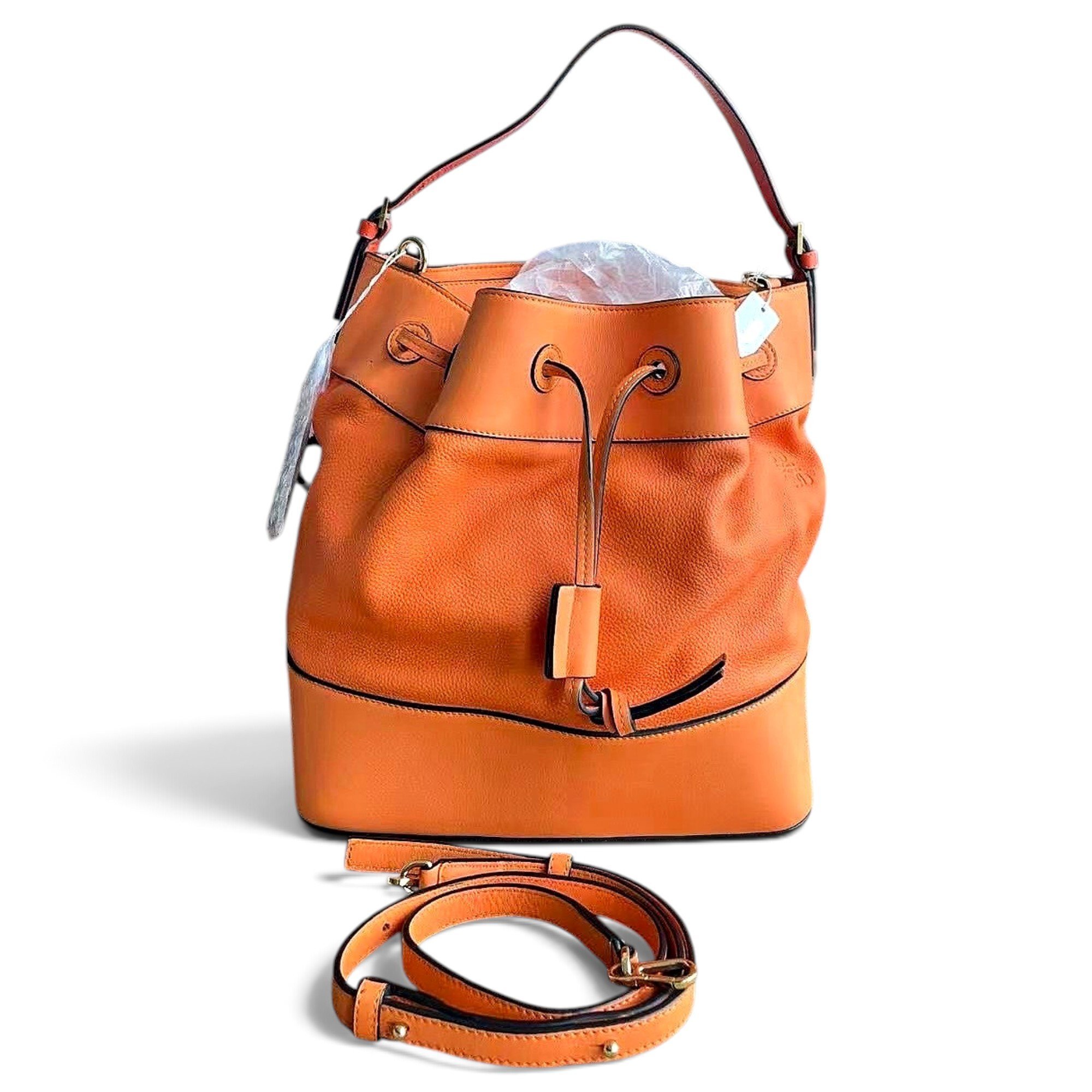 Midnight leather handbag