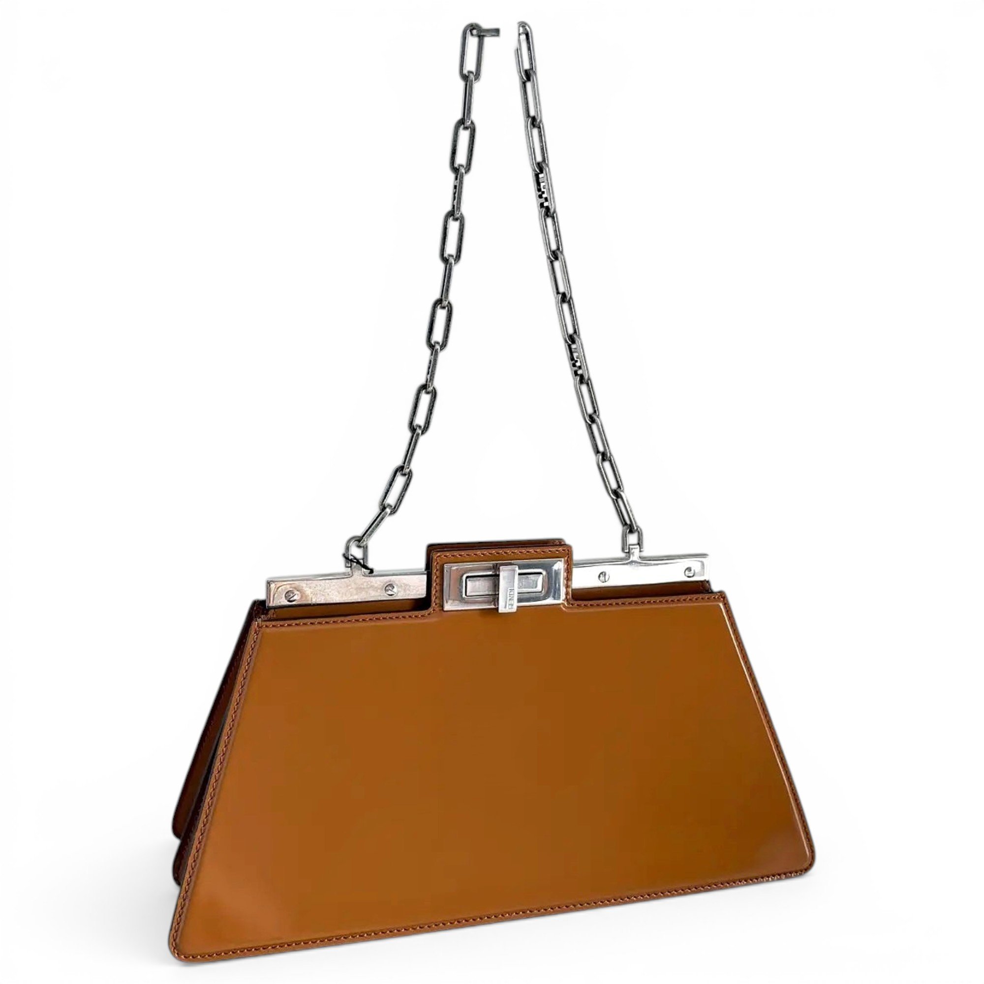 Peekaboo Cut leather handbag