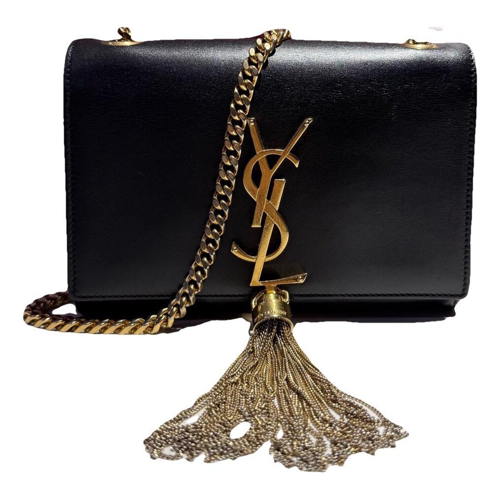 Pompom Kate leather crossbody bag