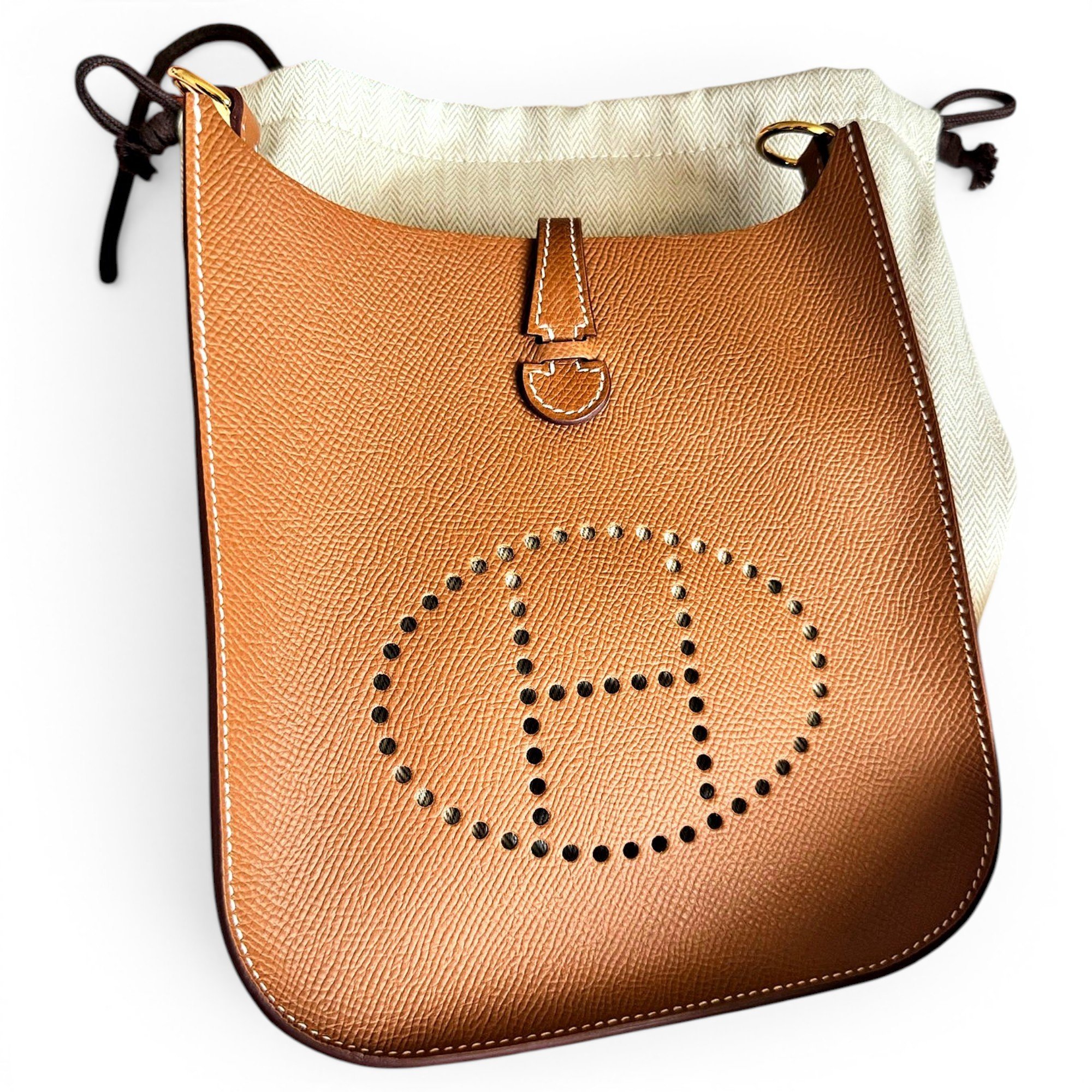 Evelyne leather crossbody bag