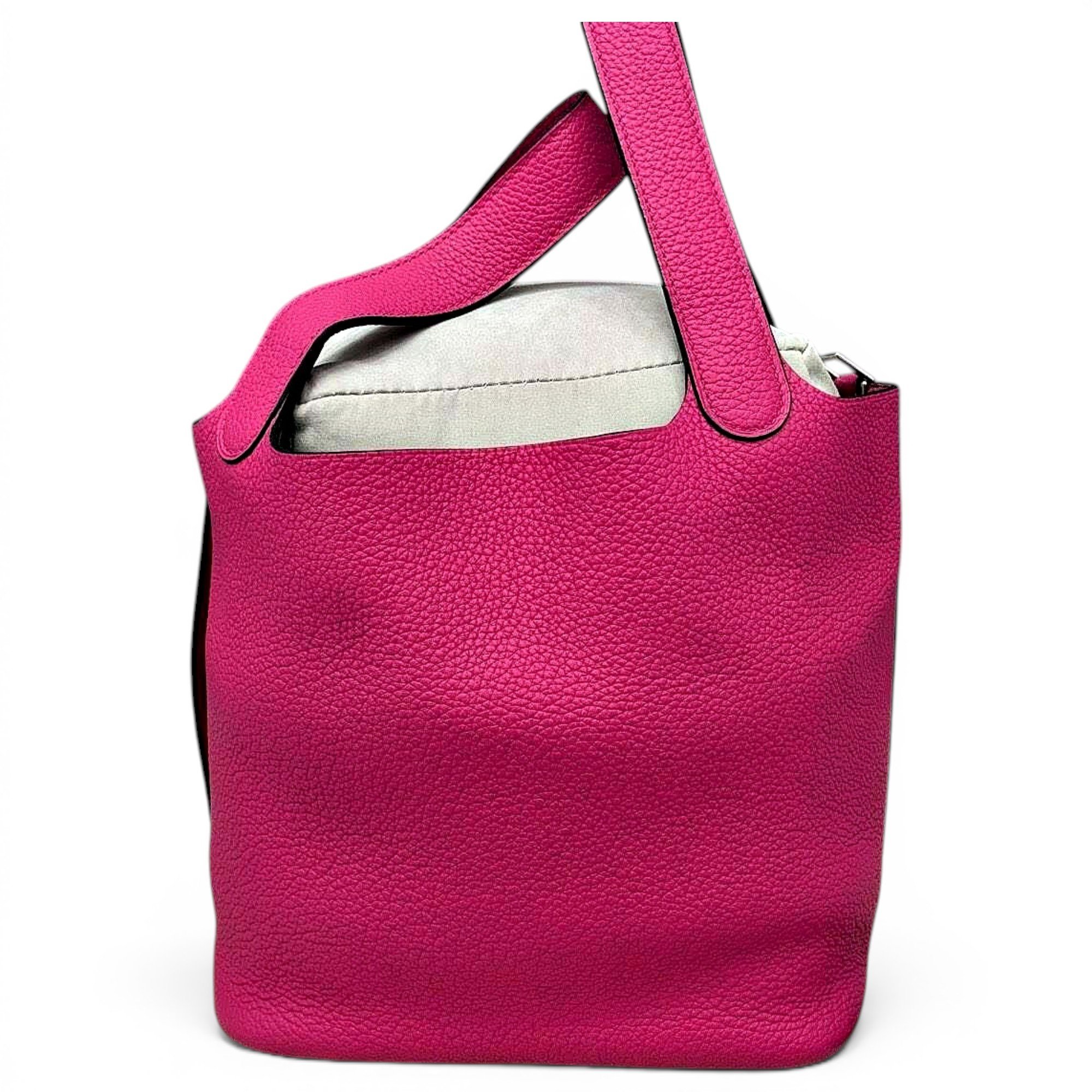 Picotin leather handbag