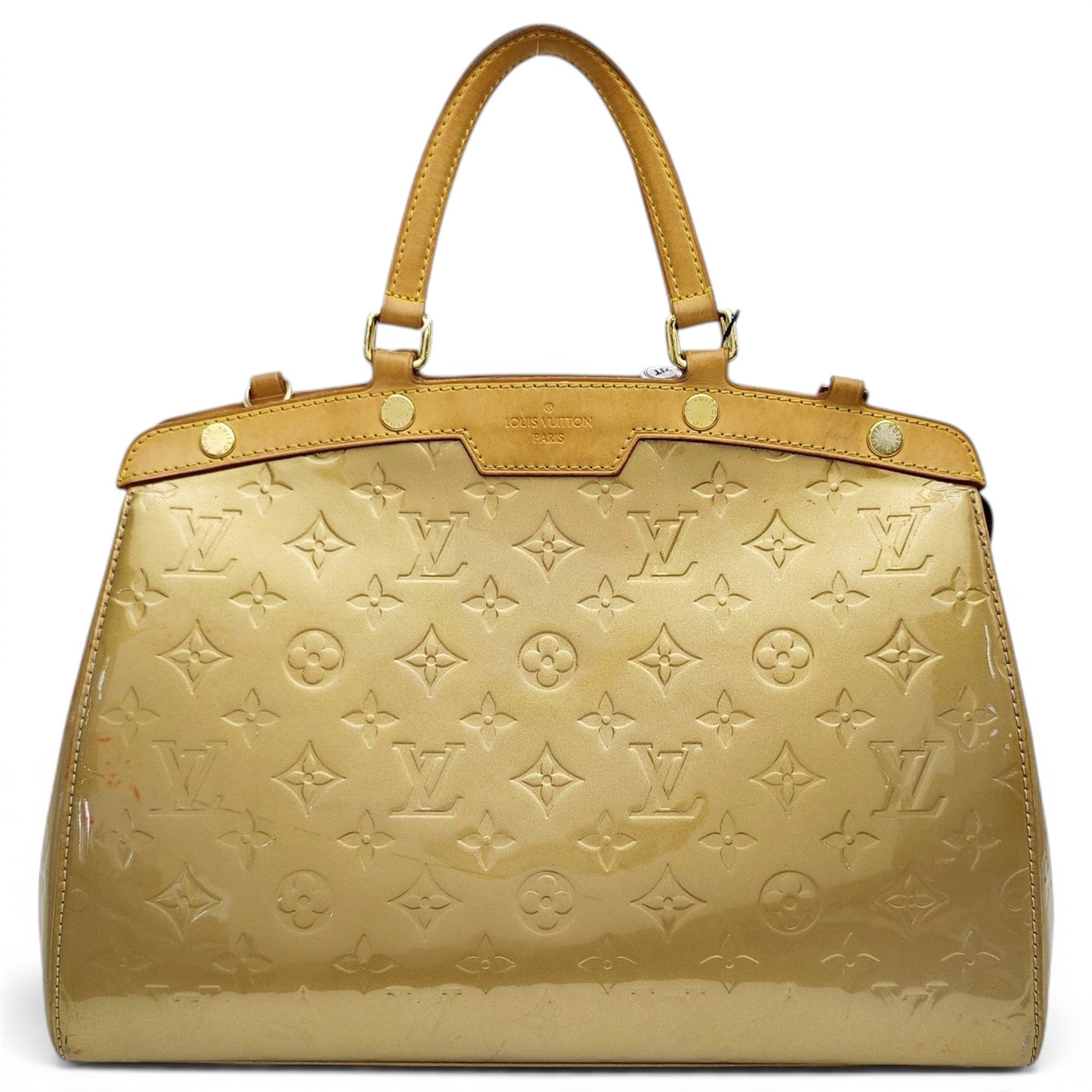 Patent leather handbag