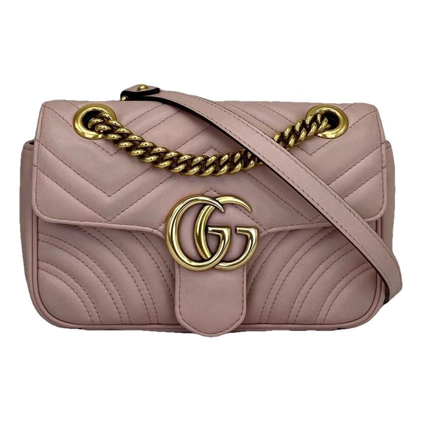 GG Marmont Flap leather mini bag