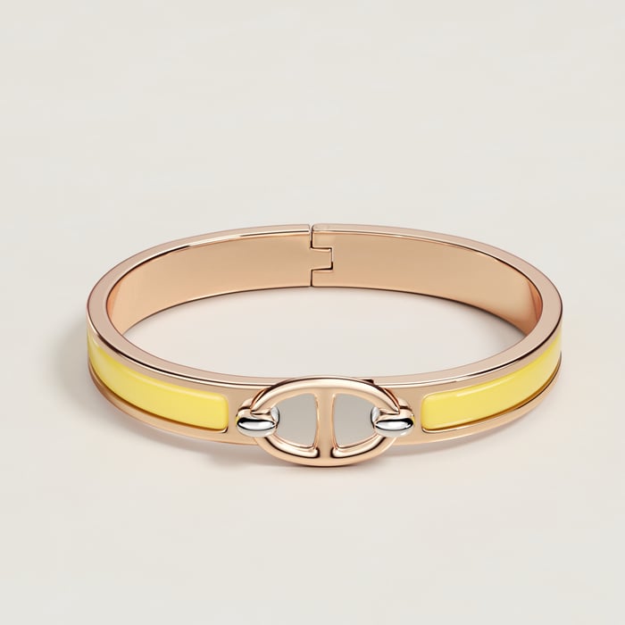 Jaune d'Or Mini Clic Chaine d'Ancre Bracelet