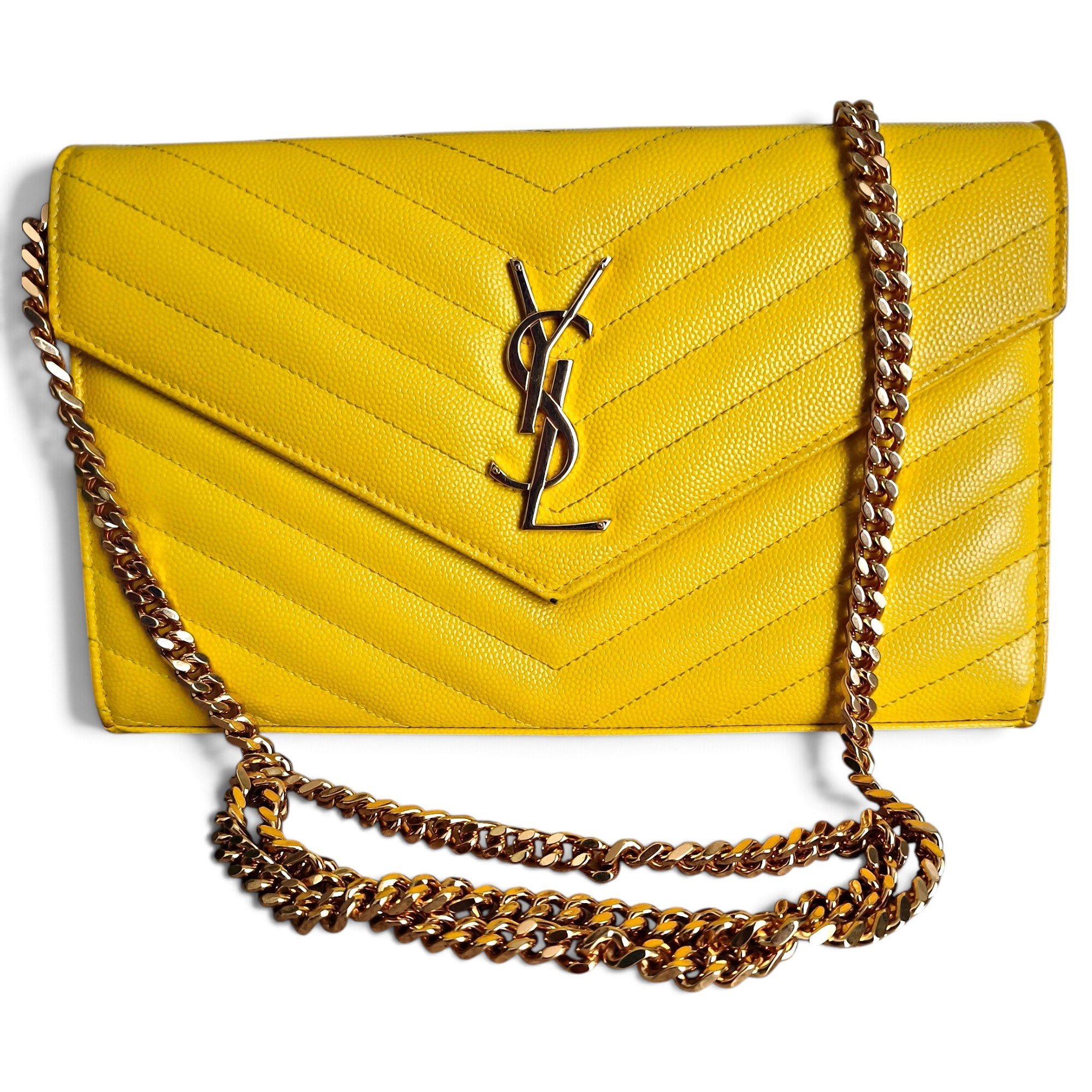 Portefeuille enveloppe leather crossbody bag