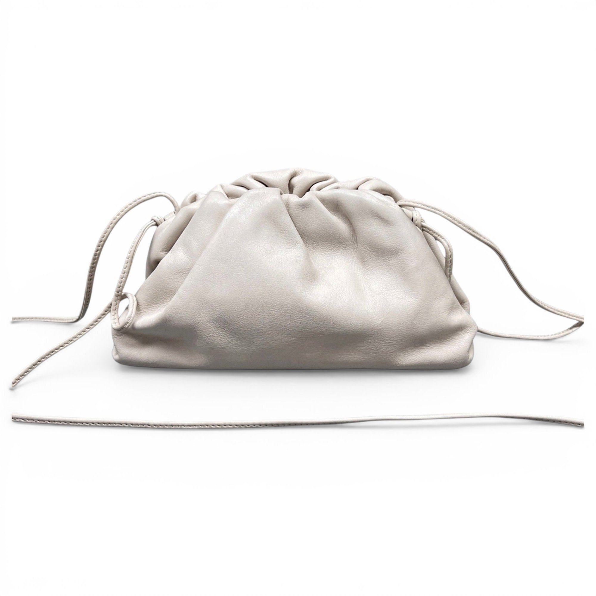 Pouch leather handbag