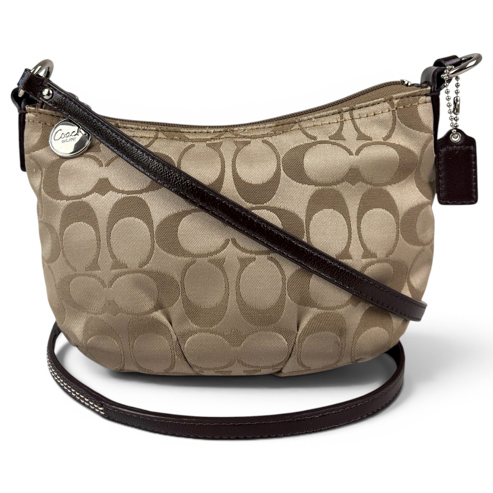 Signature Sufflette cloth crossbody bag