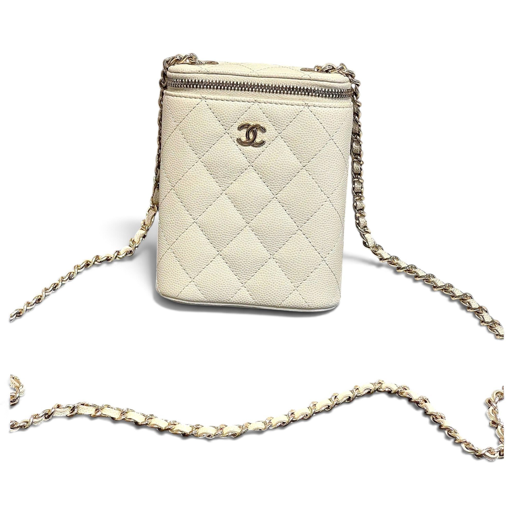 Trendy CC Vanity leather handbag