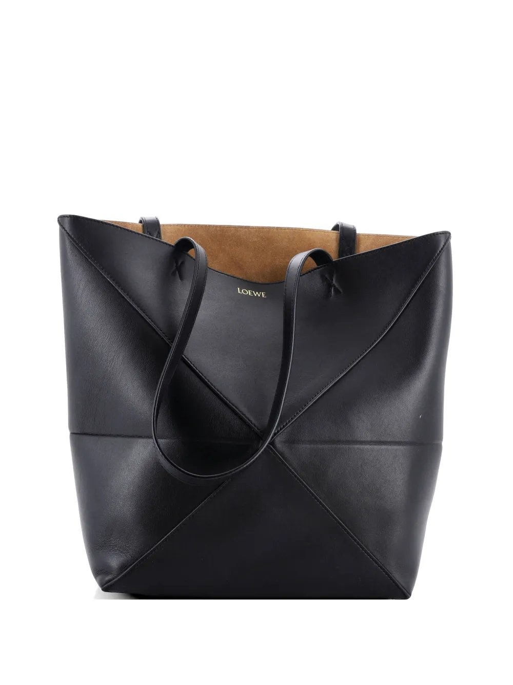 Puzzle Fold Leather Medium tote bag