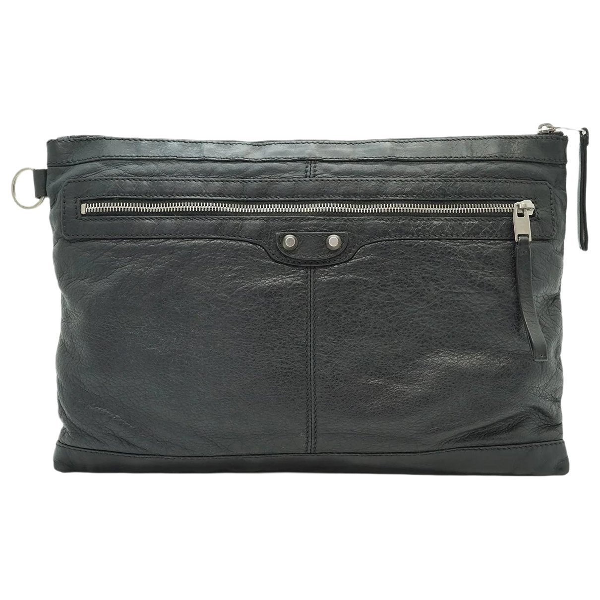 City Clip leather clutch bag