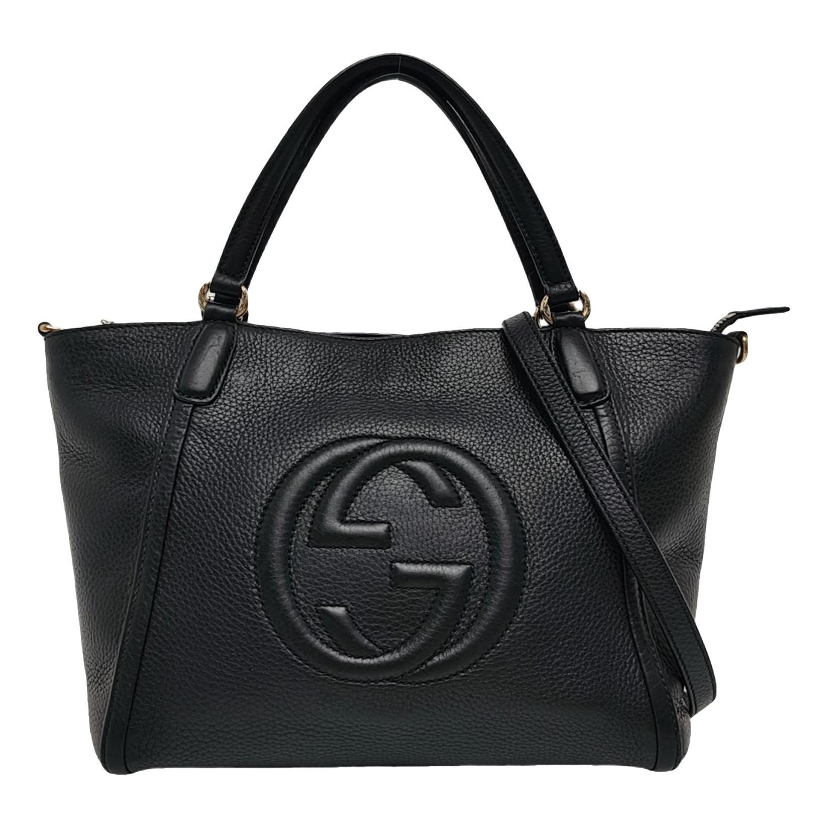 Soho Top Handle leather handbag